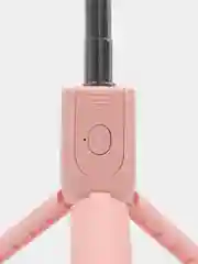 Розовый монопод и штатив для селфи с Bluetooth пультом / Селфи палка с триподом