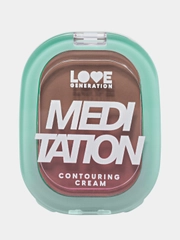 Скульптор кремовый для лица Love Generation Meditation, тон 02, холодный коричневый, 5 г