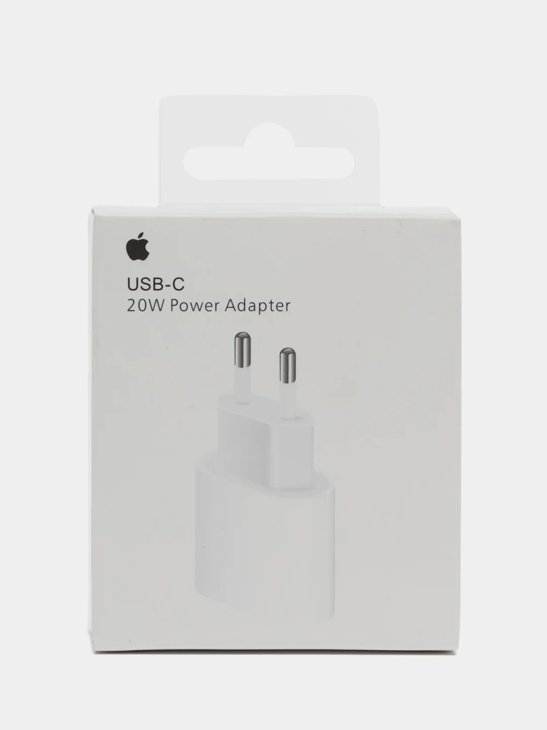 Белый адаптер питания USB-C 20Вт (20W), 3.0A, 1 Type-C, быстрая зарядка