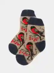 Хром носки детские шерстяные, вязанные, унисекс
