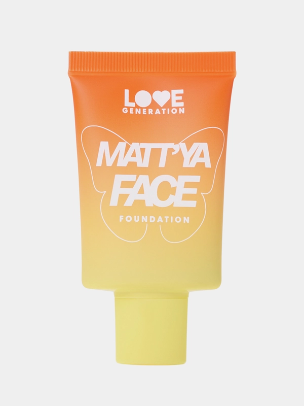 Тональный крем матирующий Love Generation Mattya Face, тон 03, холодный бежевый, 30 мл