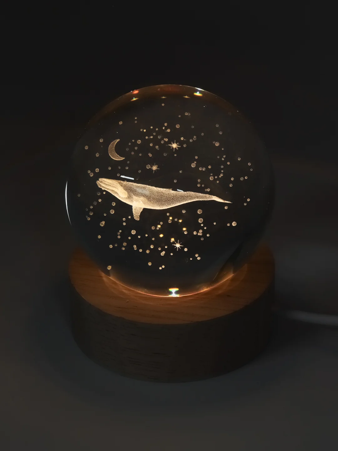 Кремовый светильник 3D ночник для детской комнаты, несколько видов, ночник детский, 3д шар