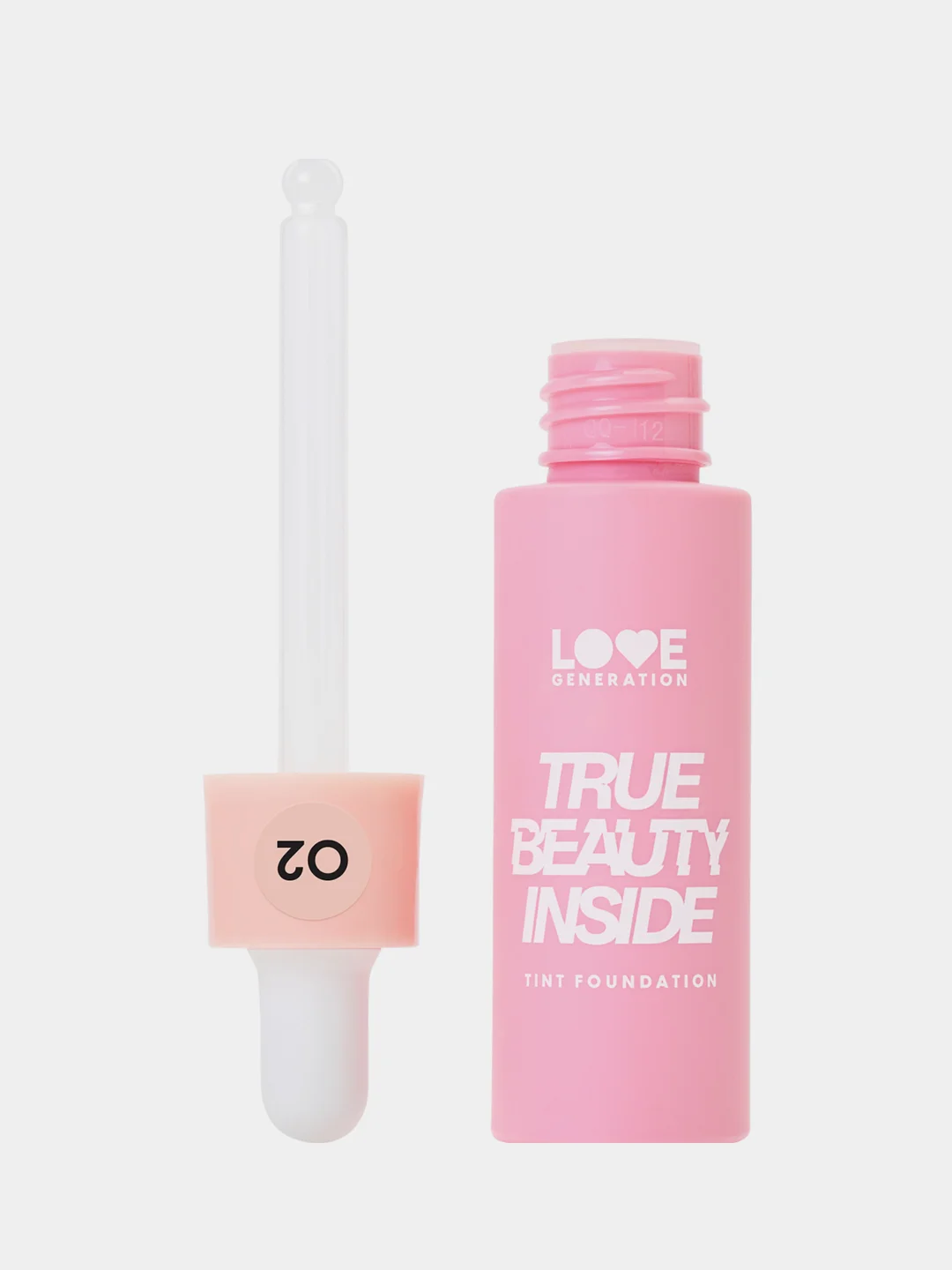 Тональный крем-тинт Love Generation True Beauty inside, тон 02, светлый бежевый, 27 мл