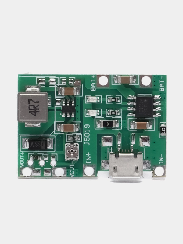 J5019 модуль зарядки HW-357 для Li-ion TP4056, преобразователь повышающий MT3608 2A. J-get