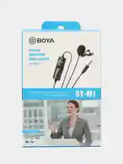Петличный микрофон всенаправленный Boya BY-M1 Black петличка