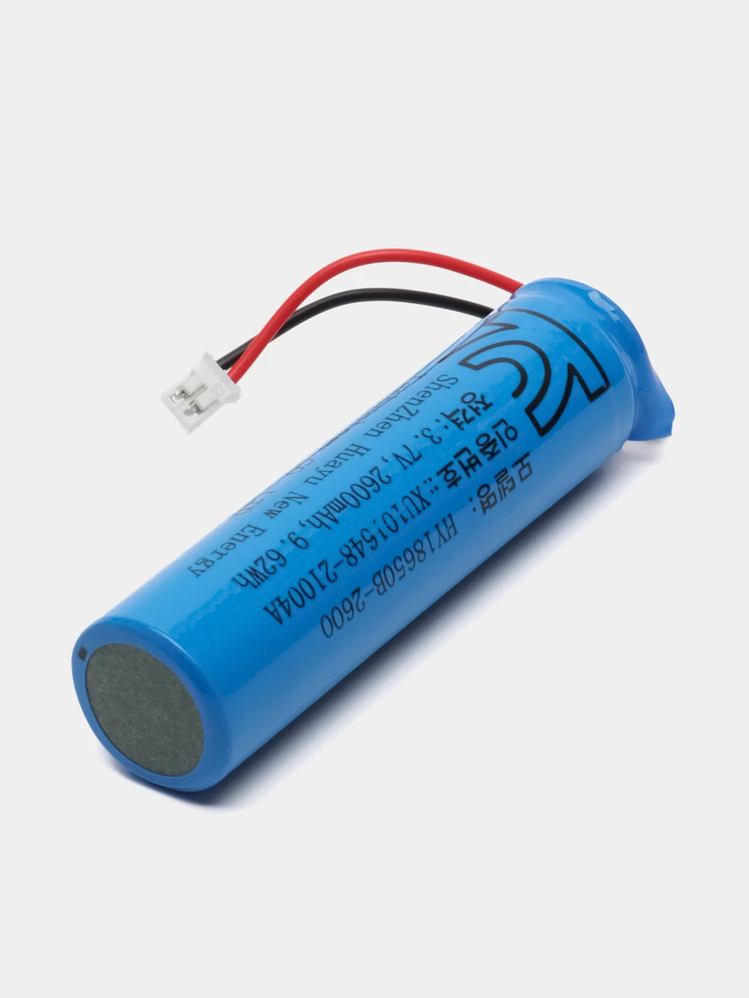 2050 mAh Li-ion аккумулятор 18650 с платой защиты и проводами. J-get