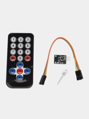 Пульт ИК дистанционного управления 17 кнопок для Arduino (Ардуино). J-get