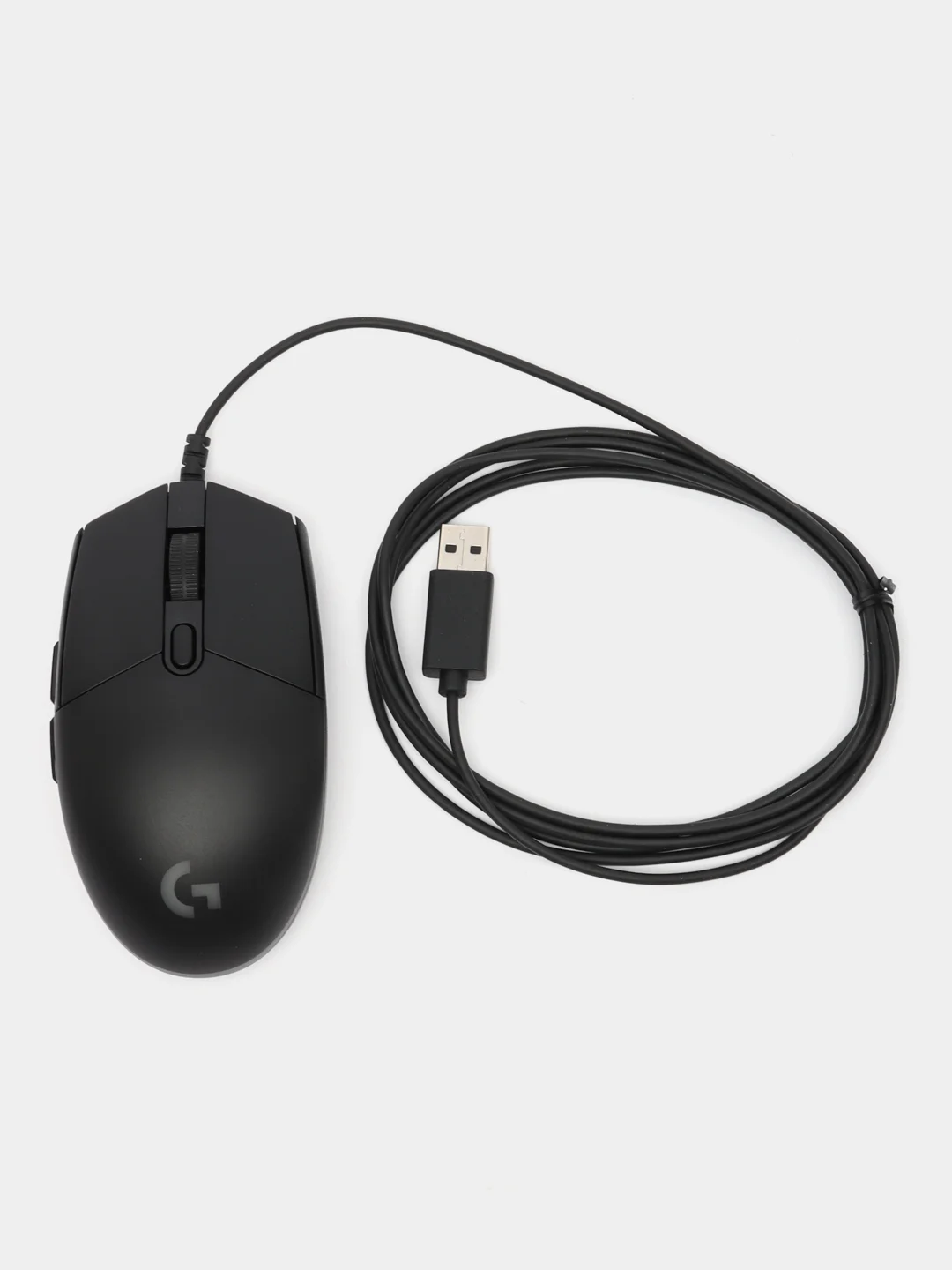 Черный мышь игровая компьютерная Logitech G102 Lightsync, провод 2,1 м, оптическая, USB, черный