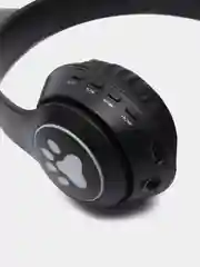 Хром беспроводные наушники Bluetooth, со светящимися ушками, детские
