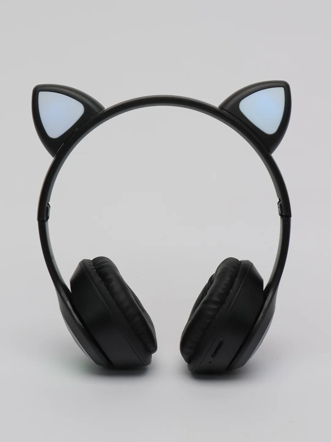 Хром беспроводные наушники Bluetooth, со светящимися ушками, детские