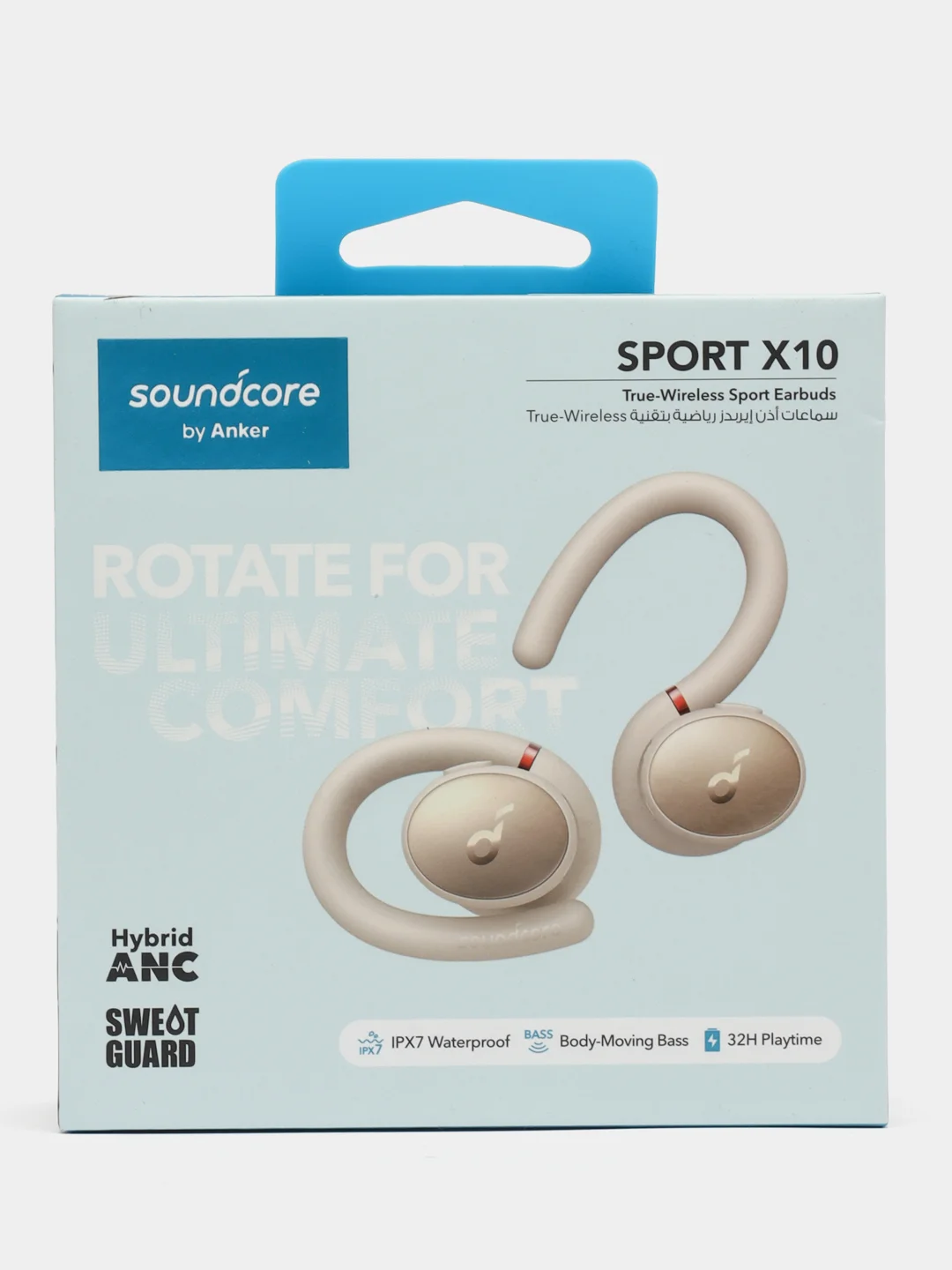 Белый беспроводные наушники ANKER Soundcore Sport X10 (A3961G91) спортивные белые