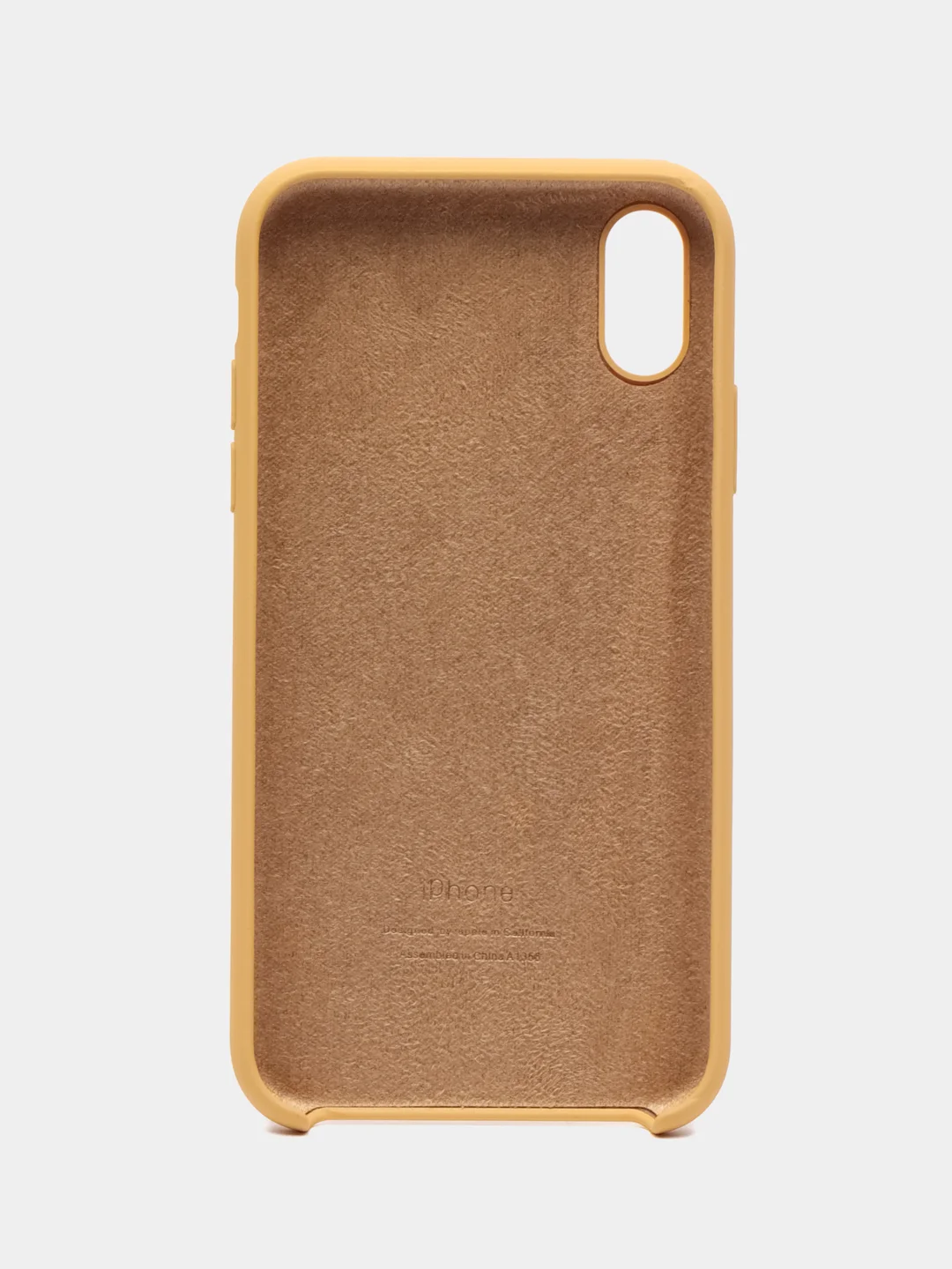 Голубой чехол Silicone Case для iPhone XR, с открытым низом