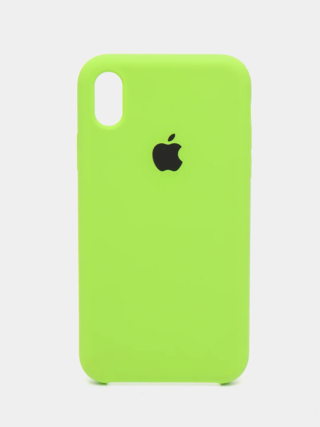 Салатовый чехол Silicone Case ( Чехол силиконовый ) для iPhone XR