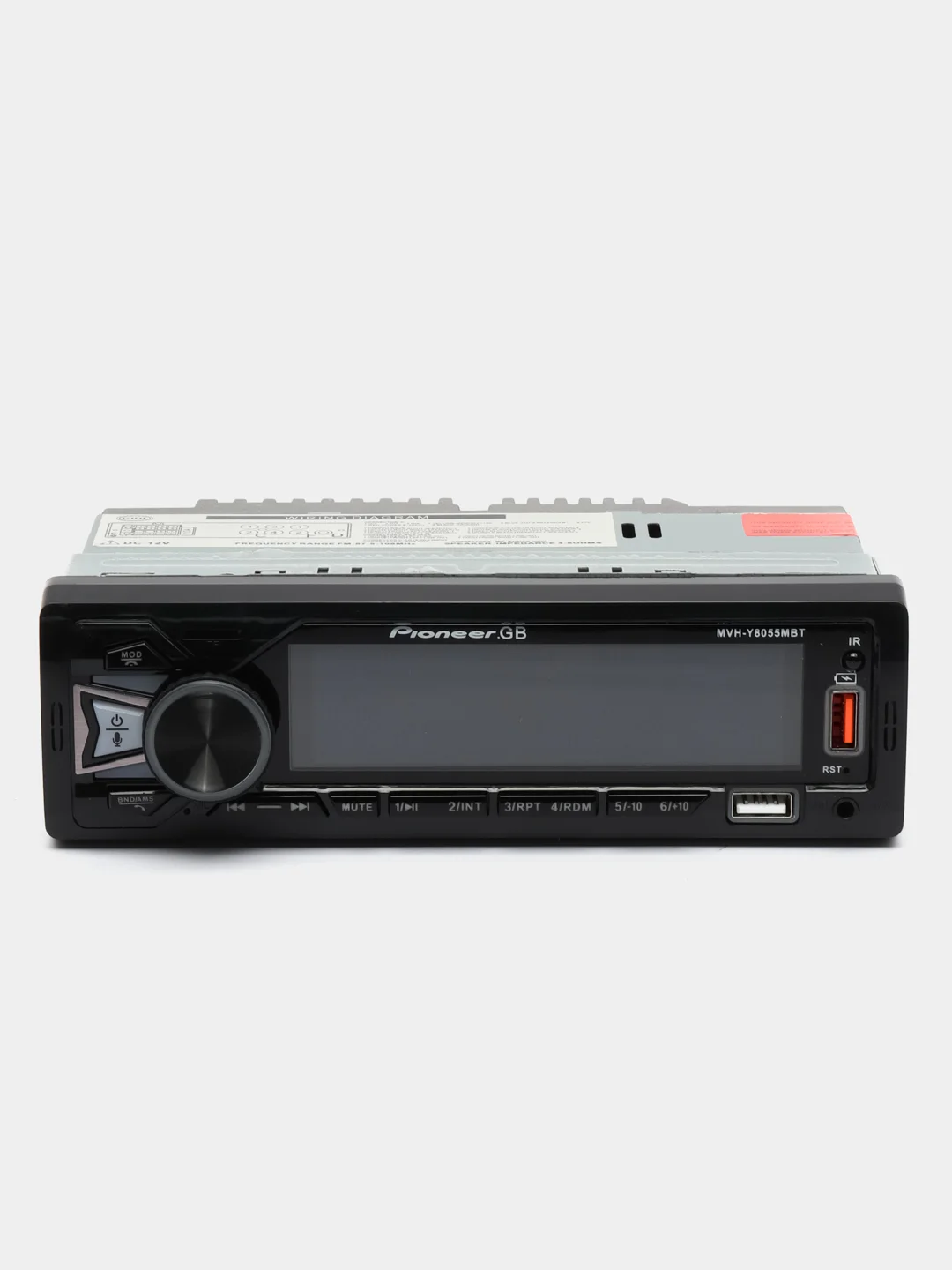 Автомагнитола Pioneer GB MVH-Y8055MBT, 1 Din, Bluetooth