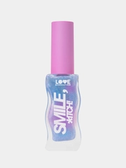Блеск для губ Love Generation Smile, *itch! тон 08, прозрачный с голубыми частицами, 10 мл