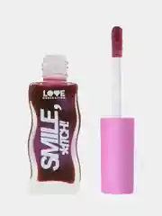 Блеск для губ Love Generation "Smile, *itch!", глянцевый, тон 10, винный , 10 мл