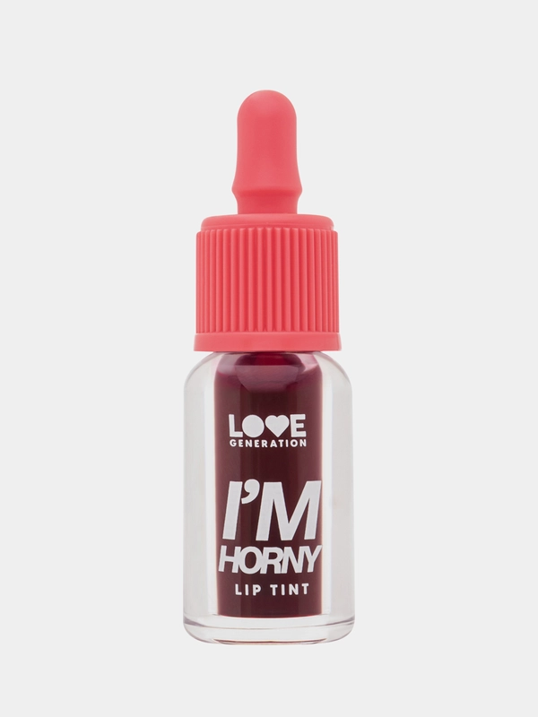 Тинт для губ Love Generation Im Horny, стойкий, на водной основе, тон 03, винный, 2,5 мл