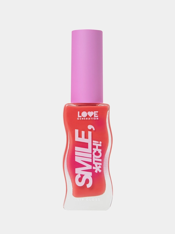 Блеск для губ Love Generation "Smile, *itch!", глянцевый, тон 09, розово-морковный, 10 мл