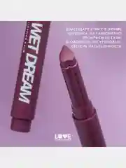 Помада-бальзам Love Generation Wet Dream, глянцевый финиш, тон 10, холодный винный, 1,4 г