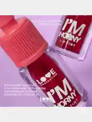 Тинт для губ Love Generation Im Horny, стойкий, на водной основе, тон 01, красный, 2,5 мл