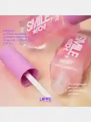Блеск для губ Love Generation Smile, *itch! тон 05, прозрачный с золотыми частицами, 10 мл