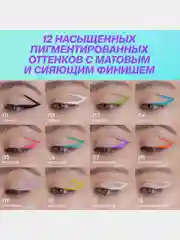 Карандаш для глаз Love Generation Color Bunny, гелевый, тон 06, лазурный, 1,3 г