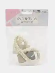 Подхват для штор Камушки, d = 3  46 см, цвет пепельно-бежевый/серый