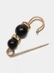 Хром брошь с имитацией жемчуга/ Булавка женский аксессуар