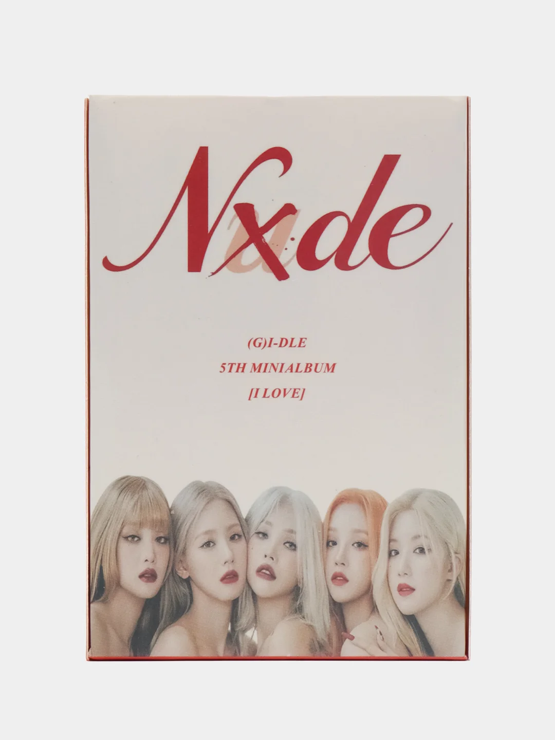 Алый карточки K-POP группы (G)I-DLE, голографические.К-поп.Джиайдл