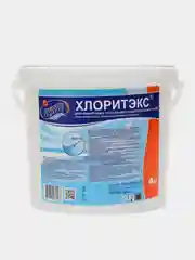 Дезинфицирующее средство "Хлоритэкс" для воды в бассейне, ведро, 4 кг