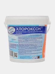 Дезинфицирующее средство "Хлороксон" для воды в бассейне, ведро, 1 кг
