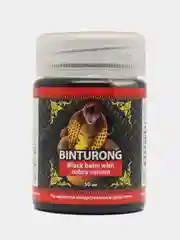 Чёрный бальзам с ядом кобры Binturong, при внутримышечных болях и воспалениях, 50 г