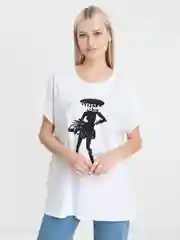Белый футболка женская MIKA