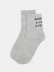 Серый носки