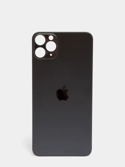 Задняя крышка iPhone 11 Pro Max цвет серый космос (черный)