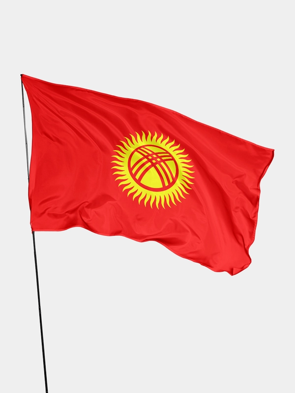 Флаг Киргизии, 135 х 90 см