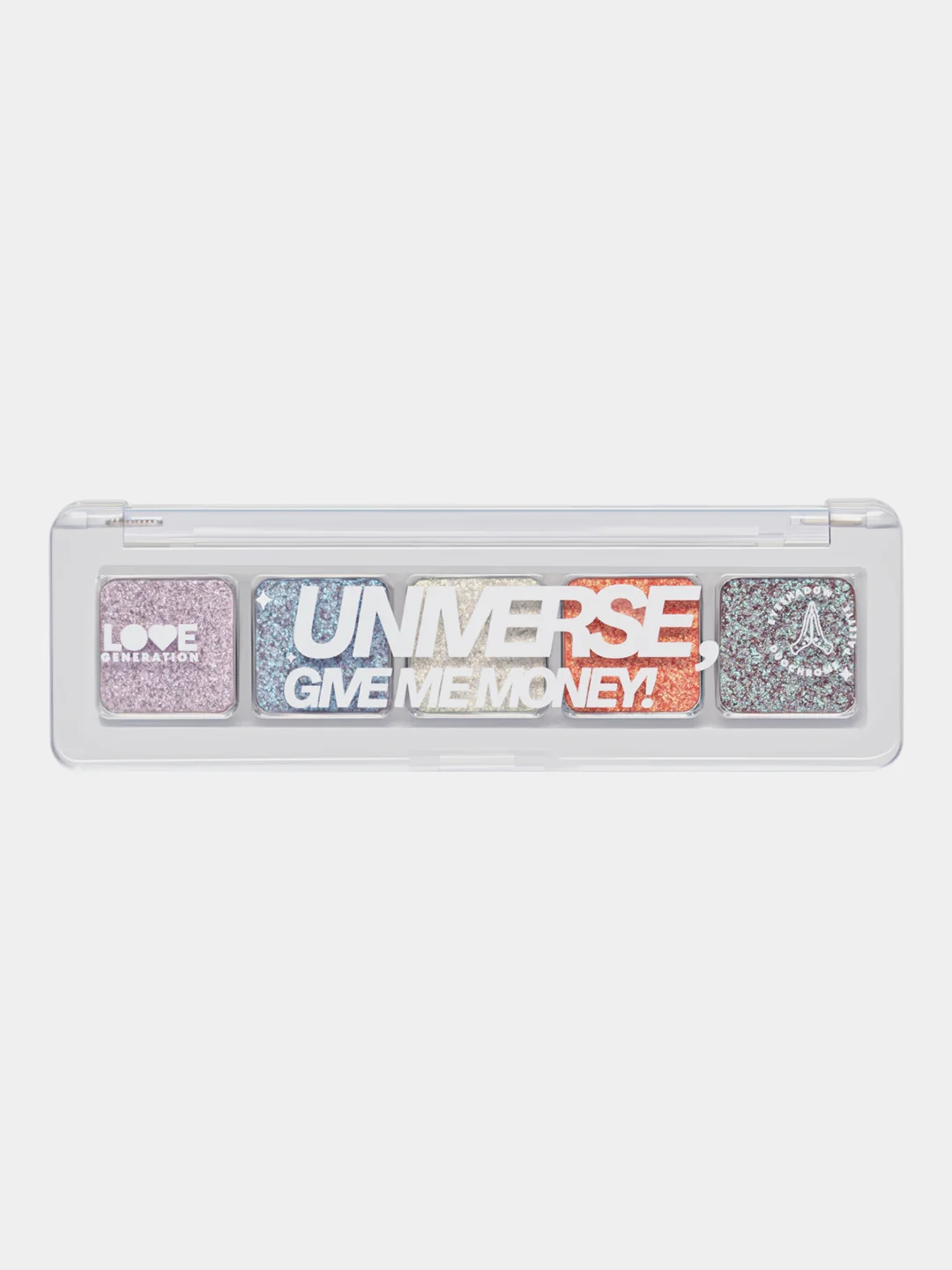 Палетка дуохромных теней для век Love Generation "Universe, give me money", тон 01, 5 г