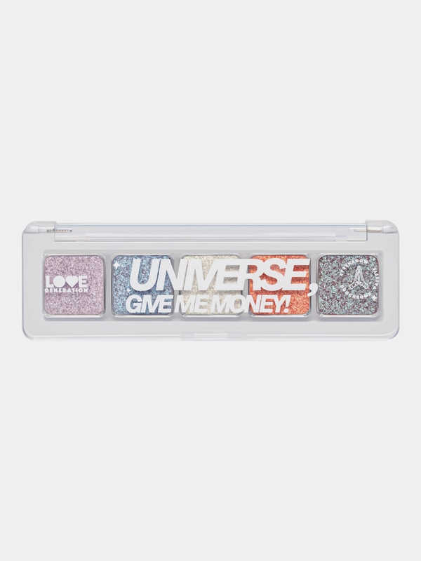 Палетка дуохромных теней для век Love Generation "Universe, give me money", тон 01, 5 г