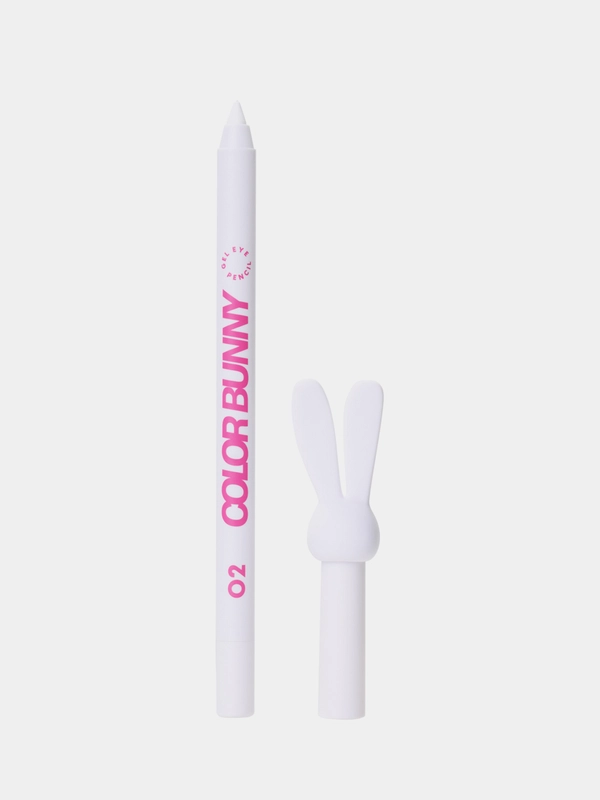 Карандаш для глаз Love Generation Color Bunny, гелевый, тон 02, белый, 1,3 г