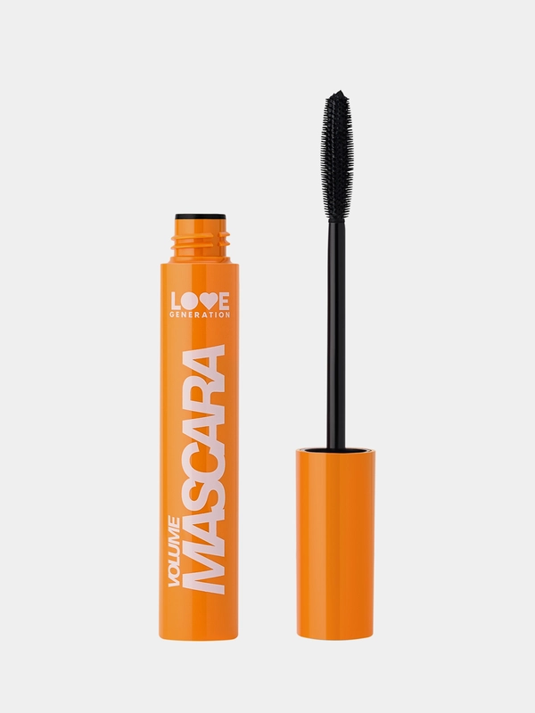 Тушь для ресниц Love Generation Volume Mascara, объем и разделение, тон 01, черный, 9 мл