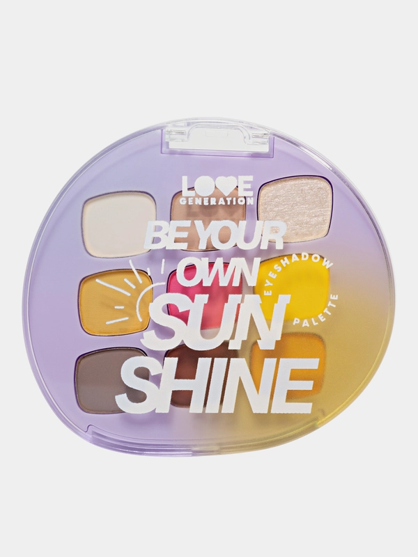 Палетка теней для век Love Generation "Be your own sunshine", 7,2 г