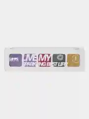 Палетка дуохромных теней для век Love Generation "Live my sparkling best life!", 5 г