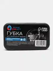 Губка для ухода за пластиком глянцевый блеск, с пропиткой