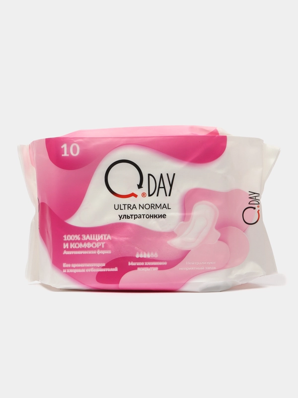 Прокладки ультратонкие женские Qday Ultra Normal 10 шт