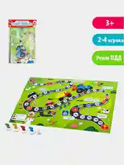 Зеленый настольная игра Игра - ходилка / бродилка, Смешарики, Фиксики, Синий трактор