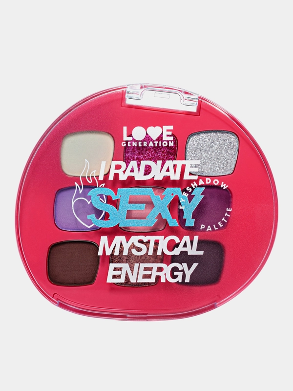 Палетка теней для век Love Generation "I radiate sexy mystical energy", тон 01, 7,2 г