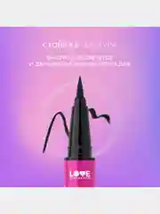 Лайнер для глаз Love Generation Color resourse, фетровый аппликатор, тон 01, черный, 0,6мл