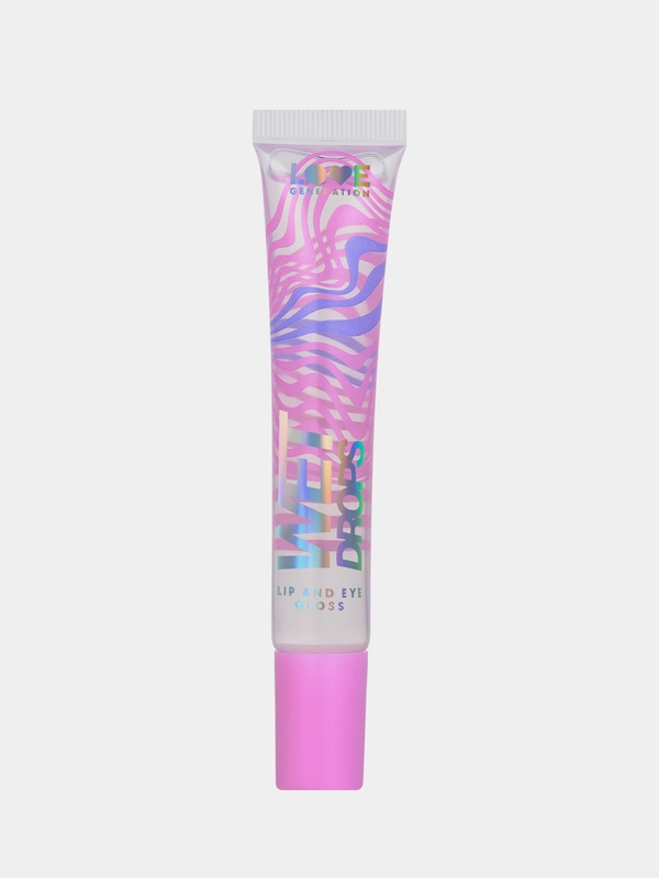 Блеск для глаз и губ Love Generation Wet Drops, тон 01, прозрачный, 12 мл