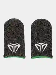 Зеленый сенсорные бесшовные напальчники для игры на смартфоне
