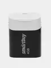 Черный флеш-накопитель 4 Gb SmartBuy LARA
